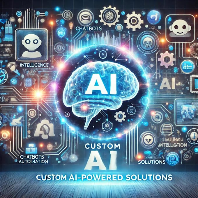 Gig Preview - Create any ai powered solutions for your business needs