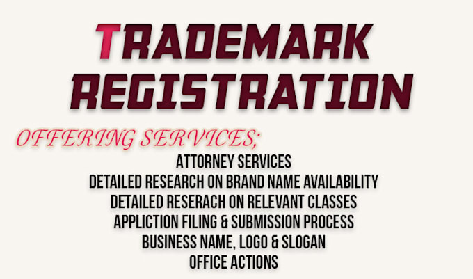 Gig Preview - Be your trademark, patent registration attorney, copyright, check, amazon uspto