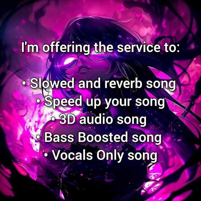 Bestseller - make slowed and reverb or sped up versions for any song