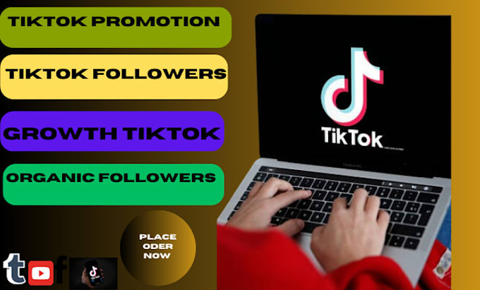 Gig Preview - Grow tiktok account tiktok account followers and tiktok promotion