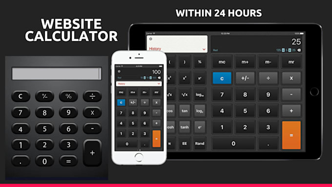 Gig Preview - Do custom website calculator for your website and wordpress