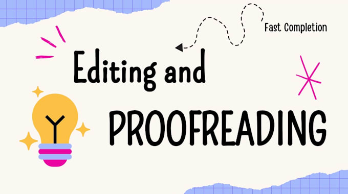 Gig Preview - Proofread any writing documents