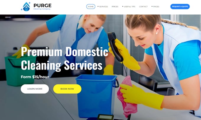 Bestseller - build cleaning service website office with booking koala, bookingkoala website