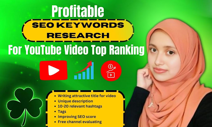 Gig Preview - Do SEO friendly keyword research for niche specific yt video