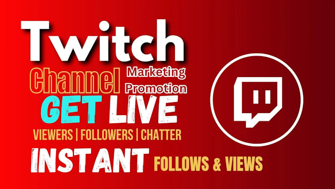 Gig Preview - Grow your twitch channel organic with targeted gaming audience and live viewers