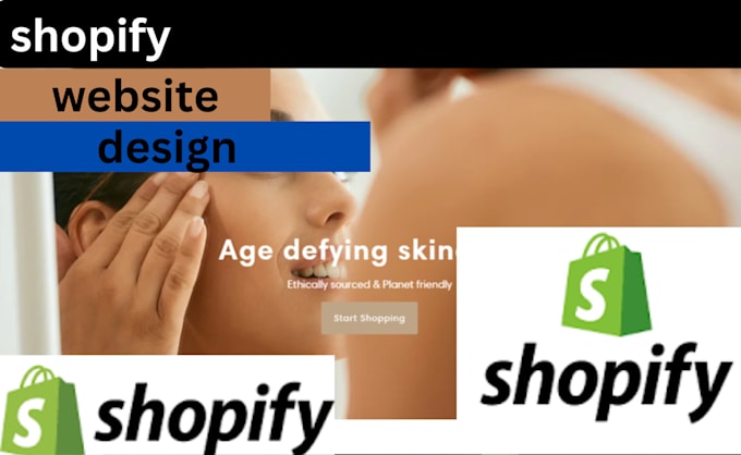 Gig Preview - Do shopify website design, redesign