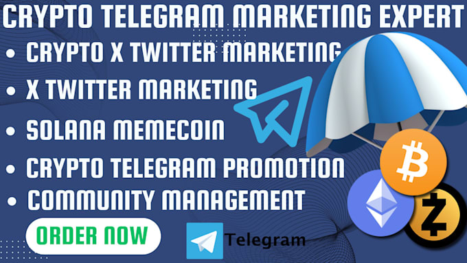 Gig Preview - Do x twitter marketing for memecoin crypto followers organic growth