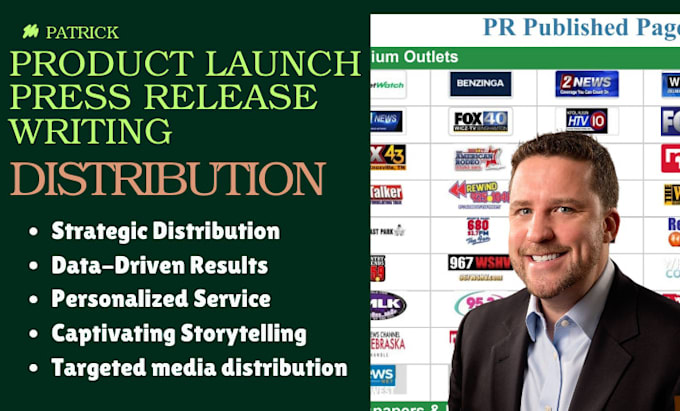 Gig Preview - Write engaging product launch press release or book launch and distribution