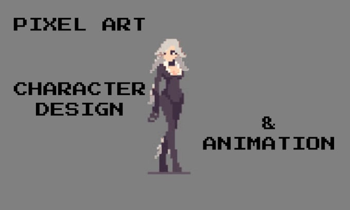 Gig Preview - Create 64x64 pixel art character and make animated pixel art character for game