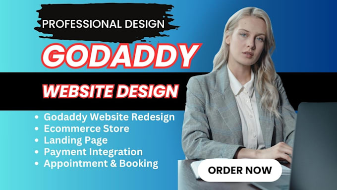 Gig Preview - Develop wordpress website on godaddy bluehost hostinger elementor pro ecommerce