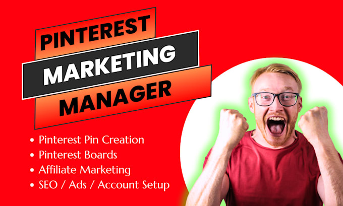 Gig Preview - Create pins and boards as a pinterest marketing manager