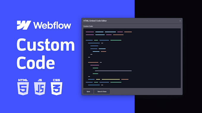 Gig Preview - Write custom code for your webflow website js html css