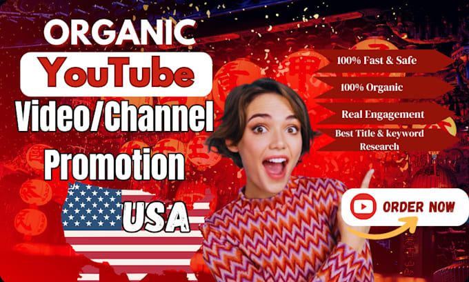 Gig Preview - Promote USA youtube channel and videos for targeted audience