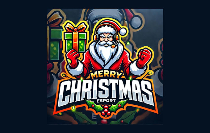 Gig Preview - Create unique merry christmas mascot logo with new concepts