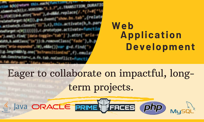 Gig Preview - Develop web application in java, primefaces, jsf and oracle