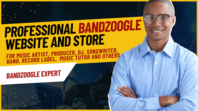 Gig Preview - Design a professional bandzoogle website and store