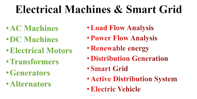 Bestseller - assist in electrical machines, smart grid