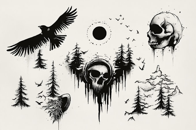 Gig Preview - Make a great minimalist tattoo design