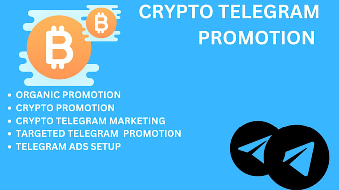 Gig Preview - Grow crypto telegram promotion crypto telegram marketing