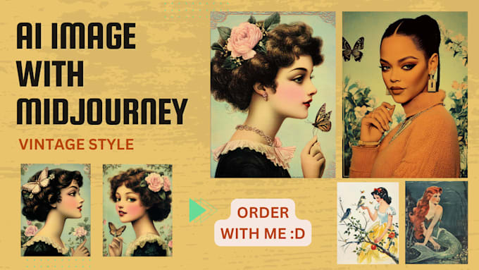 Gig Preview - Create a lovely ai art in vintage style for you