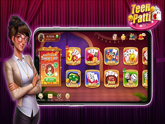 Gig Preview - Build board game poker teen patti blackjack rummy card pool crash game ludo slot