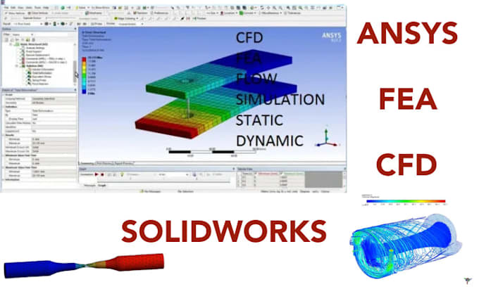 Bestseller - do cfd and fea analysis projects on ansys and solidworks