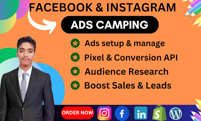 Bestseller - manage and run facebook ads campaign, instagram ads campaign for sales and leads