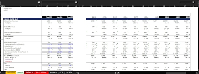 Gig Preview - Do financial modelling and valuation analysis fmva