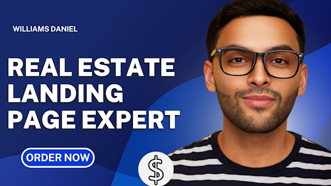 Gig Preview - Real estate website realestate landing page investor landing