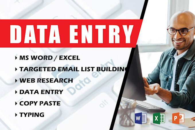 Gig Preview - Do professional data entry typing and copy paste services