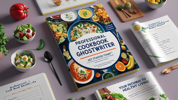 Gig Preview - Ghostwrite your recipe, cookbook and ebooks and kindle cover