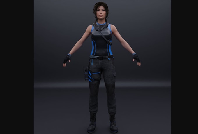 Gig Preview - Turn ue4 to ue5 3d game model,rig 3d,texture character,realistic character,model