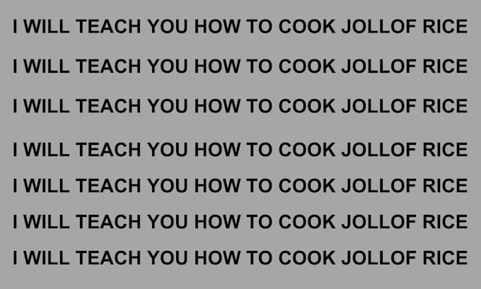 Bestseller - teach you how to cook jollof rice