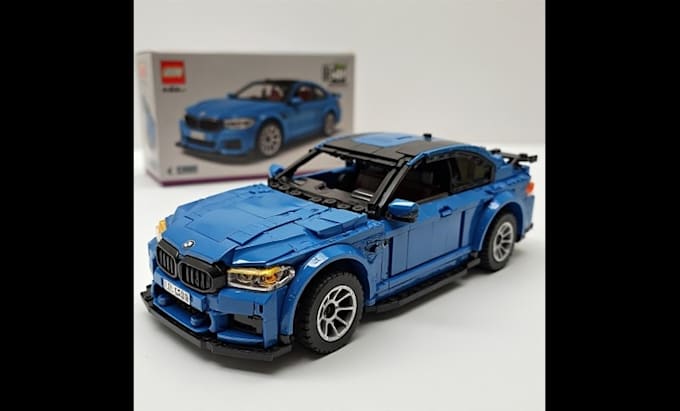 Gig Preview - Create ai lego car art of your vehicle