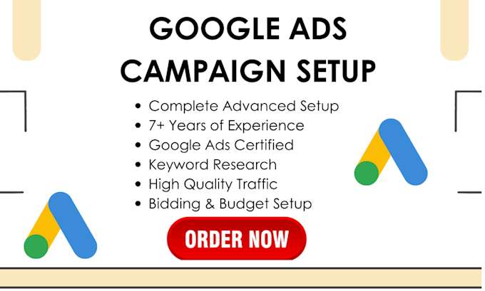 Gig Preview - Setup and manage your google ads adwords PPC campaigns