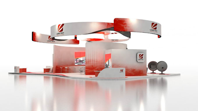 Gig Preview - Redesign design trade show booth, 3d cafe,exhibition stand,store virtual staging