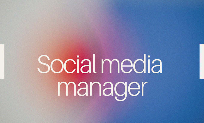 Gig Preview - Be your social media manager and content creator