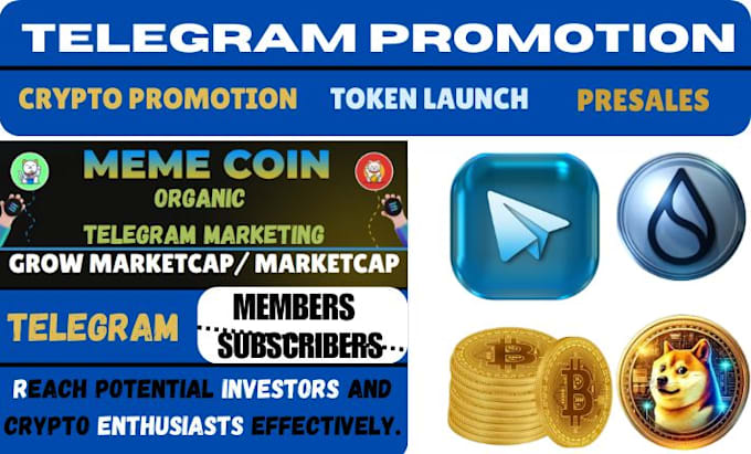 Bestseller - massive crypto pump, solana, eth, base memecoin, token, ico, telegram promotion