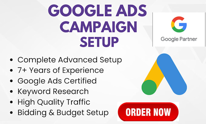 Gig Preview - Create, setup and manage google ads adwords ppc campaigns