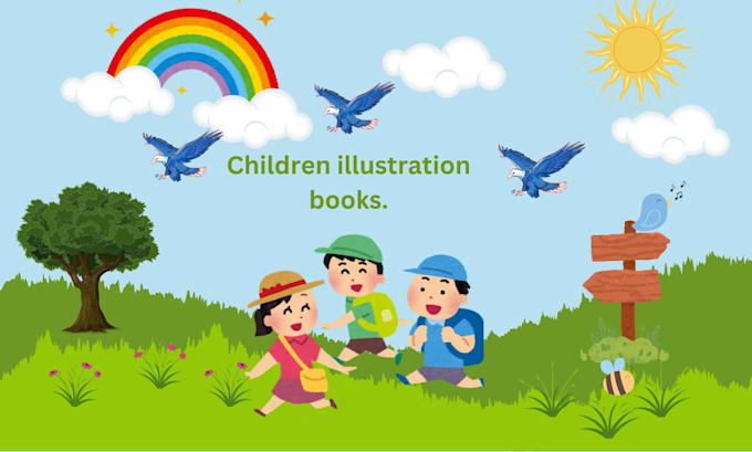 Gig Preview - Design children books illustrations