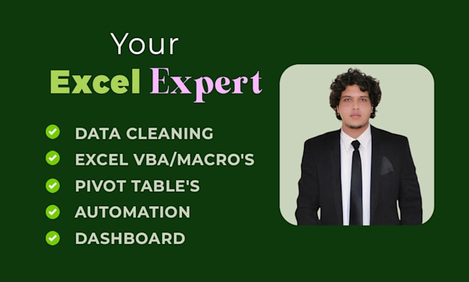 Bestseller - do excel graphs, charts, dashboard, pivot table, data cleaning, PDF to excel