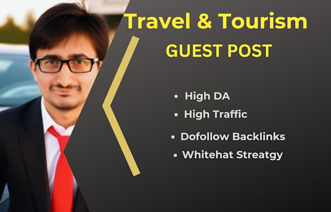 Gig Preview - Boost your reach with SEO travel blog guest post service on high da websites