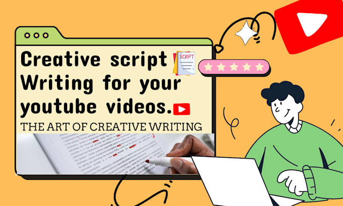 Gig Preview - Do script writing for your youtube channel