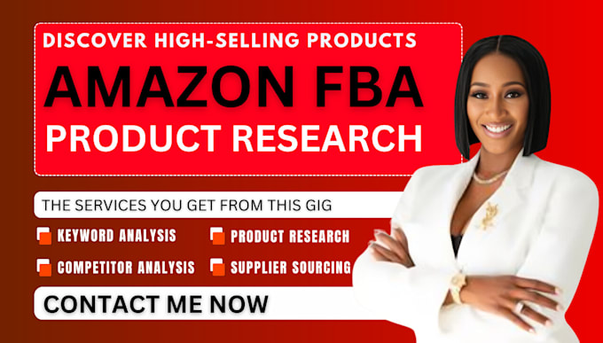 Gig Preview - Conduct in depth amazon fba product research for your private label success