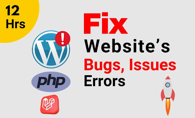 Bestseller - audit your website and fix bugs, speed issues as a developer in just 12 hours