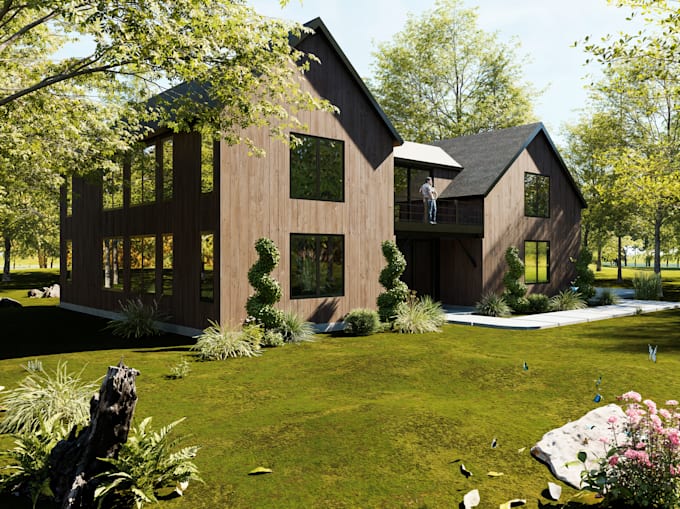 Gig Preview - Do create exterior design and provide realistic 3d renderings