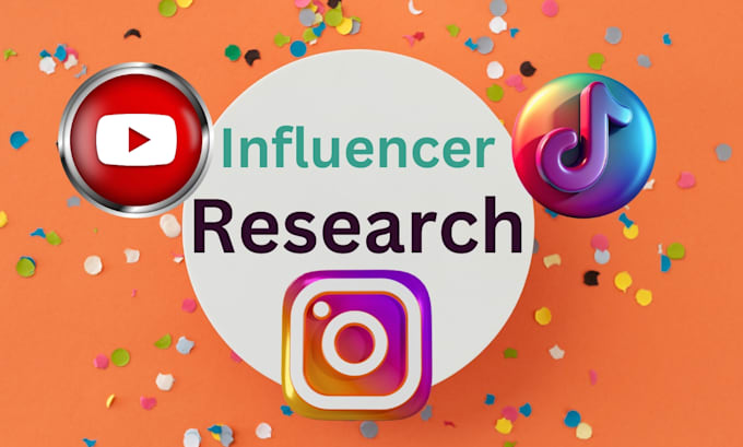 Gig Preview - Collect targeted influencer of instagram, youtube and tiktok