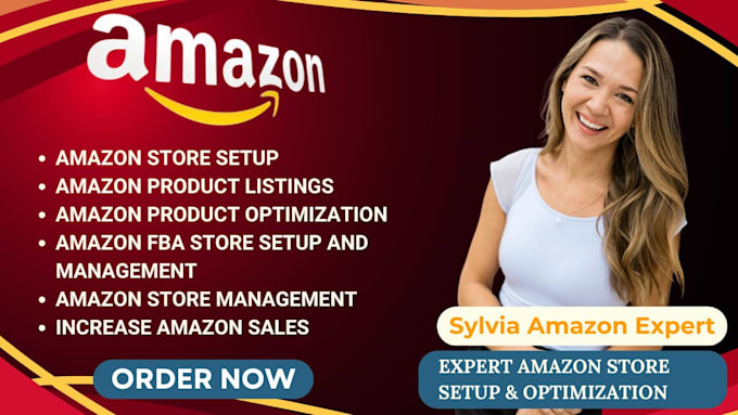 Gig Preview - Amazon fba virtual assistant set up optimize and manage your amazon store