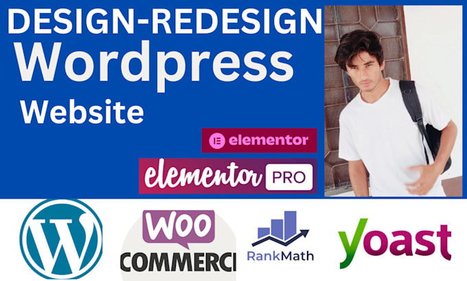 Gig Preview - Build wordpress website design and redesign services