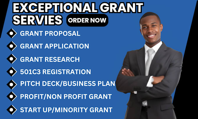 Gig Preview - Do business plans and grant writing, apply for grants, grant proposal nonprofit